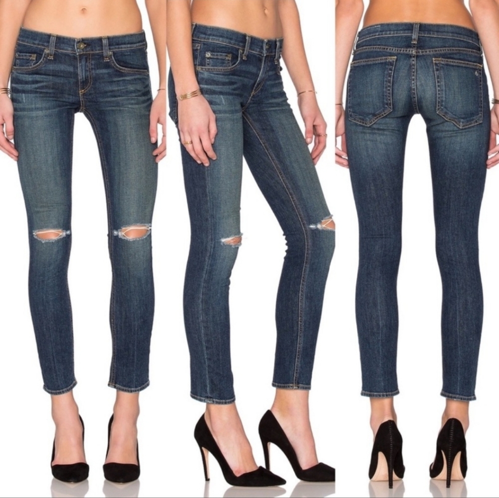 rag & bone Tomboy Distressed Jeans - Picture 1 of 8